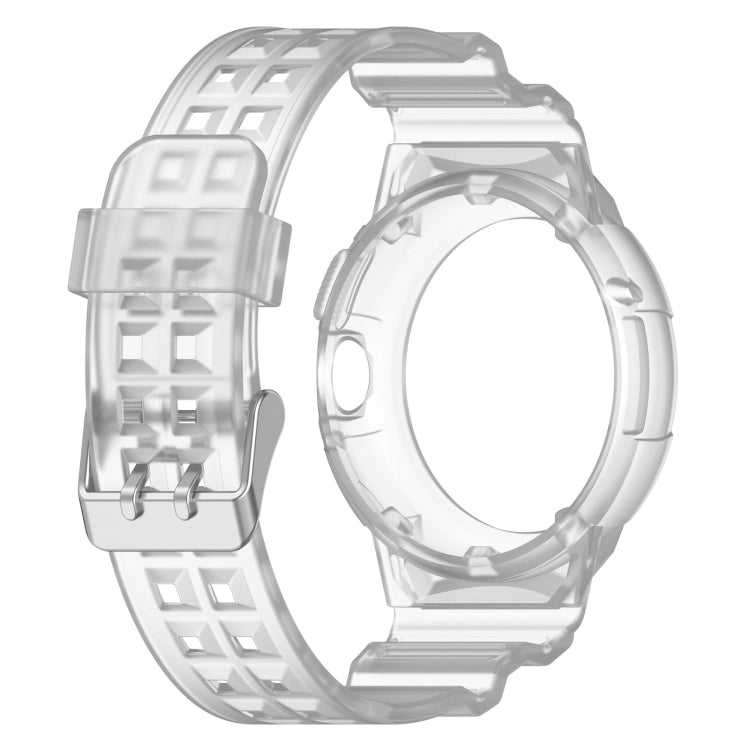 Integrated Fully Enclosed Silicone Watch Strap for Google Pixel Watch 2, showcasing its sleek design and protective frame.