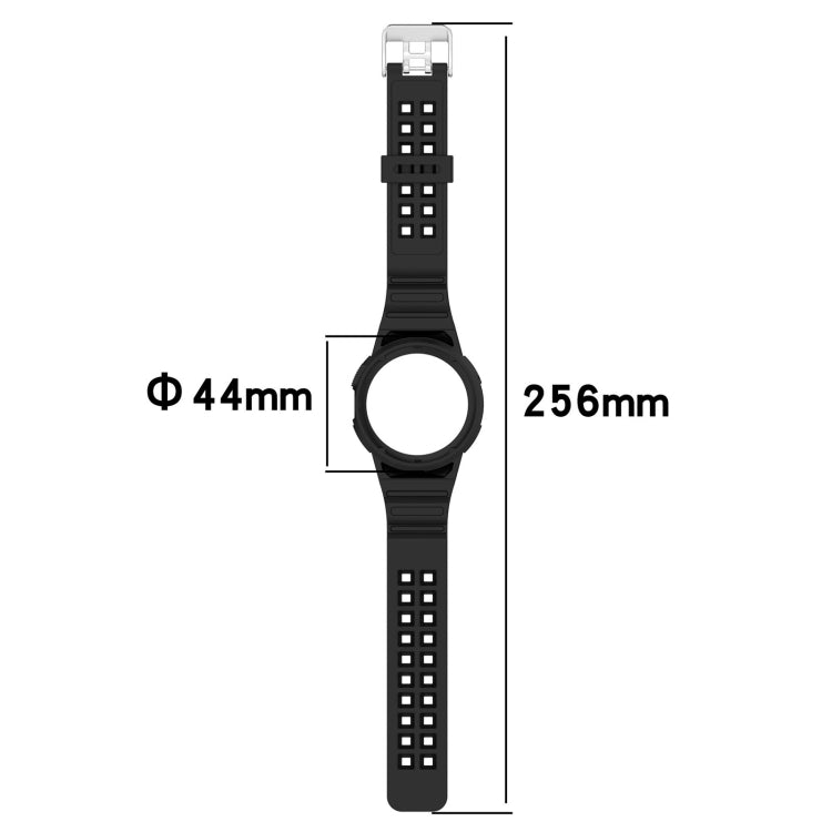 Integrated Fully Enclosed Silicone Watch Strap for Google Pixel Watch 2, showcasing its sleek design and protective frame.