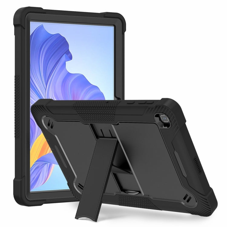 For Honor Pad X8 Shockproof Silicone Hybrid PC Tablet Case showcasing its durable design and built-in kickstand.