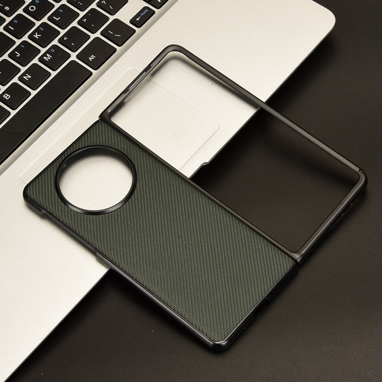 Green PU leather and PC phone case for Huawei Mate X5, showcasing its stylish design and protective features.