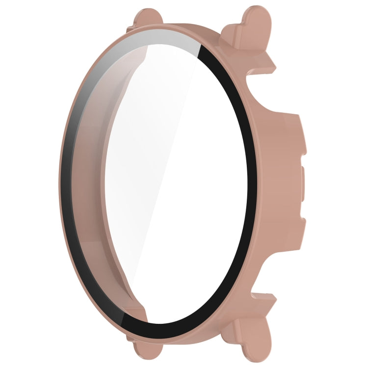 A lightweight protective case for Huawei Watch GT4 41mm made of PC and tempered glass, showcasing its sleek design and durability.