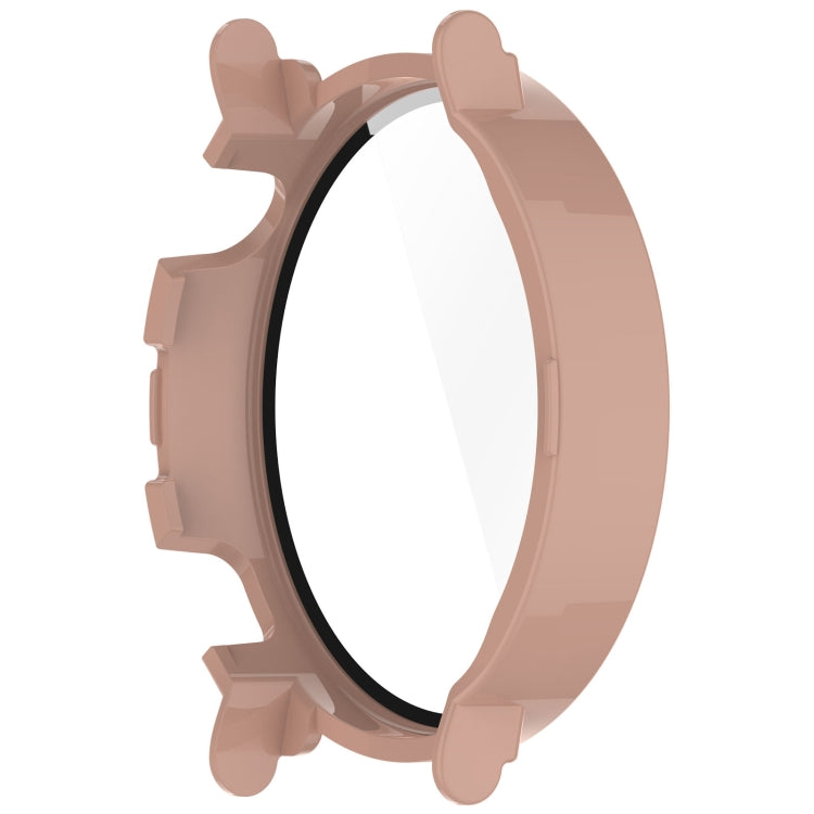 A lightweight protective case for Huawei Watch GT4 41mm made of PC and tempered glass, showcasing its sleek design and durability.