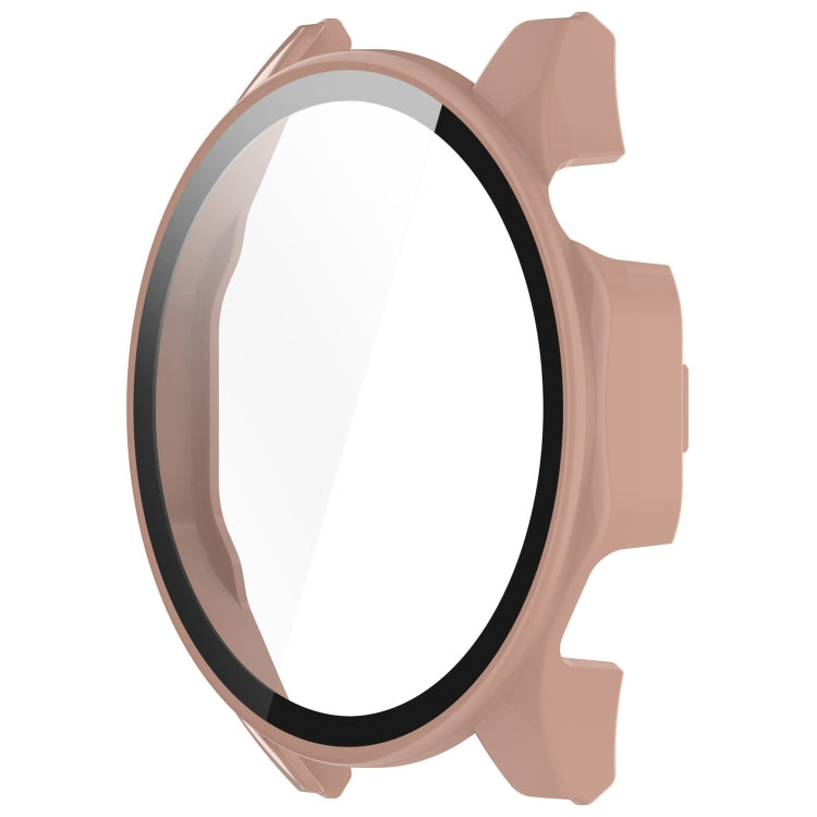 Lightweight protective case for Huawei Watch GT4 46mm made of PC and tempered glass, showcasing its sleek design and durability.