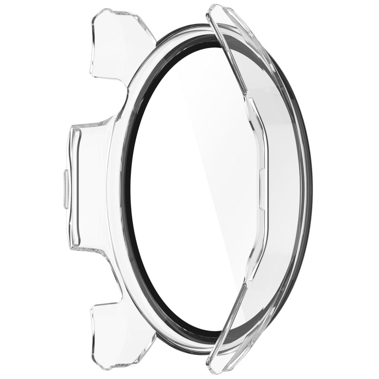 PC+Tempered Glass Integrated Smart Watch Case for Huawei Watch GT4 46mm, showcasing its sleek design and protective features.