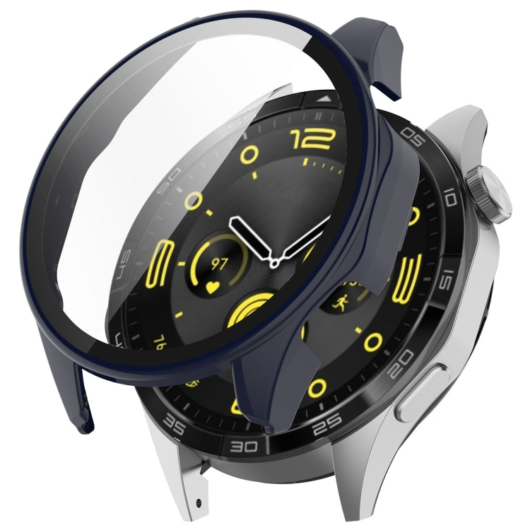 PC+Tempered Glass Integrated Smart Watch Case for Huawei Watch GT4 46mm, showcasing its lightweight and protective design.