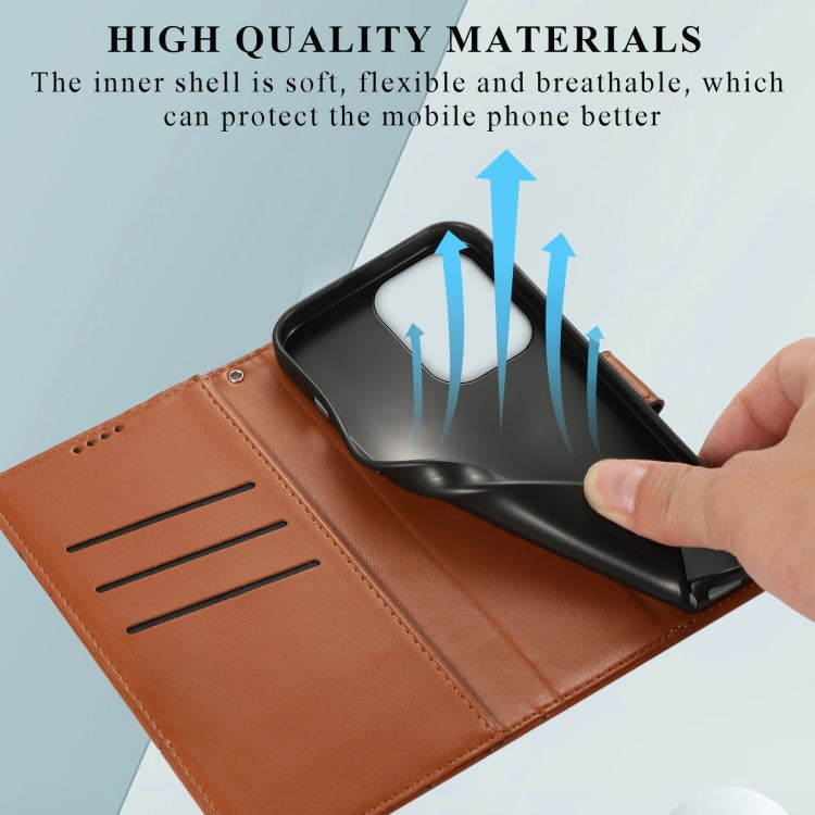 For Infinix Hot 30 Play PU leather phone case with embossed texture, featuring card slots and a wrist strap.