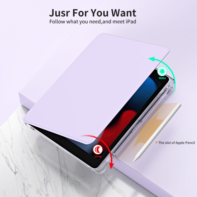 360 Rotation Detachable Clear Case for iPad Pro 9.7, showcasing its transparent design and protective features.