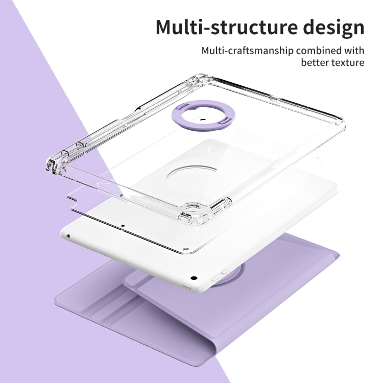 360 Rotation Detachable Clear Case for iPad Pro 9.7, showcasing its transparent design and protective features.