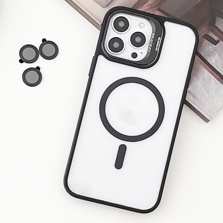 For iPhone 12 Pro Max MagSafe Acrylic Hybrid TPU Holder Phone Case showcasing its stylish design and protective features.