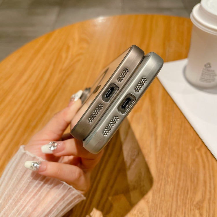 Dark Blue MagSafe Magnetic Frosted TPU Phone Case for iPhone 13, showcasing its sleek design and durable material.