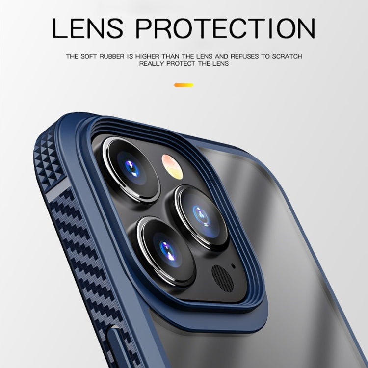 iPAKY MG Series Transparent TPU + PC Airbag case for iPhone 13 Pro, showcasing its sleek design and protective features.