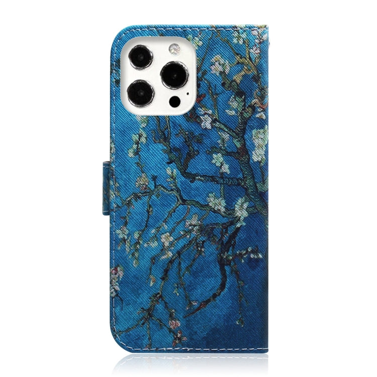 For iPhone 13 Pro Max Coloured Drawing Horizontal Flip Leather Case showcasing its stylish design and functional features.