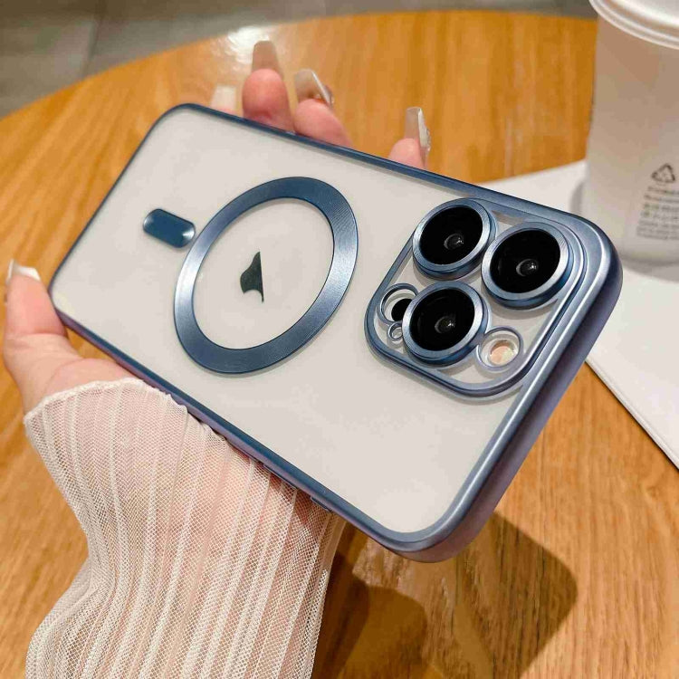 For iPhone 13 Pro Max MagSafe Magnetic Frosted TPU Phone Case in Sierra color, showcasing its sleek design and protective features.