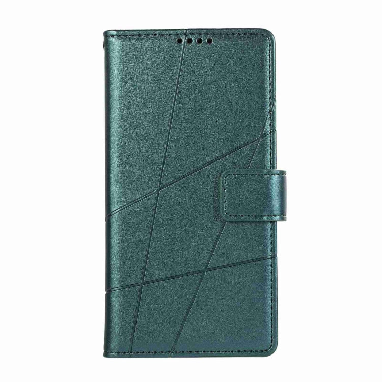 For iPhone 13 Pro PU leather case with embossed texture, featuring card slots and a wrist strap.