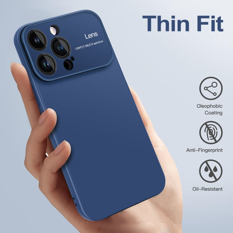 Blue TPU phone case for iPhone 15 with raised edges for screen and camera protection, showcasing a sleek and stylish design.