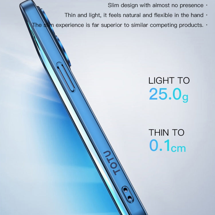 TOTUDESIGN PC-3 Series MagSafe TPU Phone Case for iPhone 15, showcasing electroplating finish and shock-absorbing design.