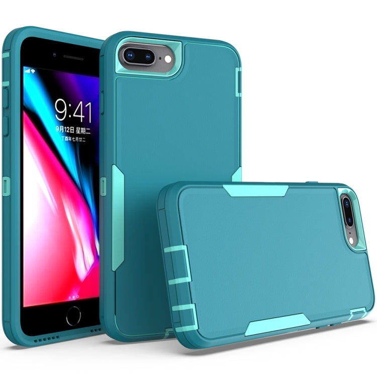 2 in 1 Magnetic PC + TPU Phone Case for iPhone 6 Plus, 7 Plus, and 8 Plus, showcasing its sleek design and durable materials.