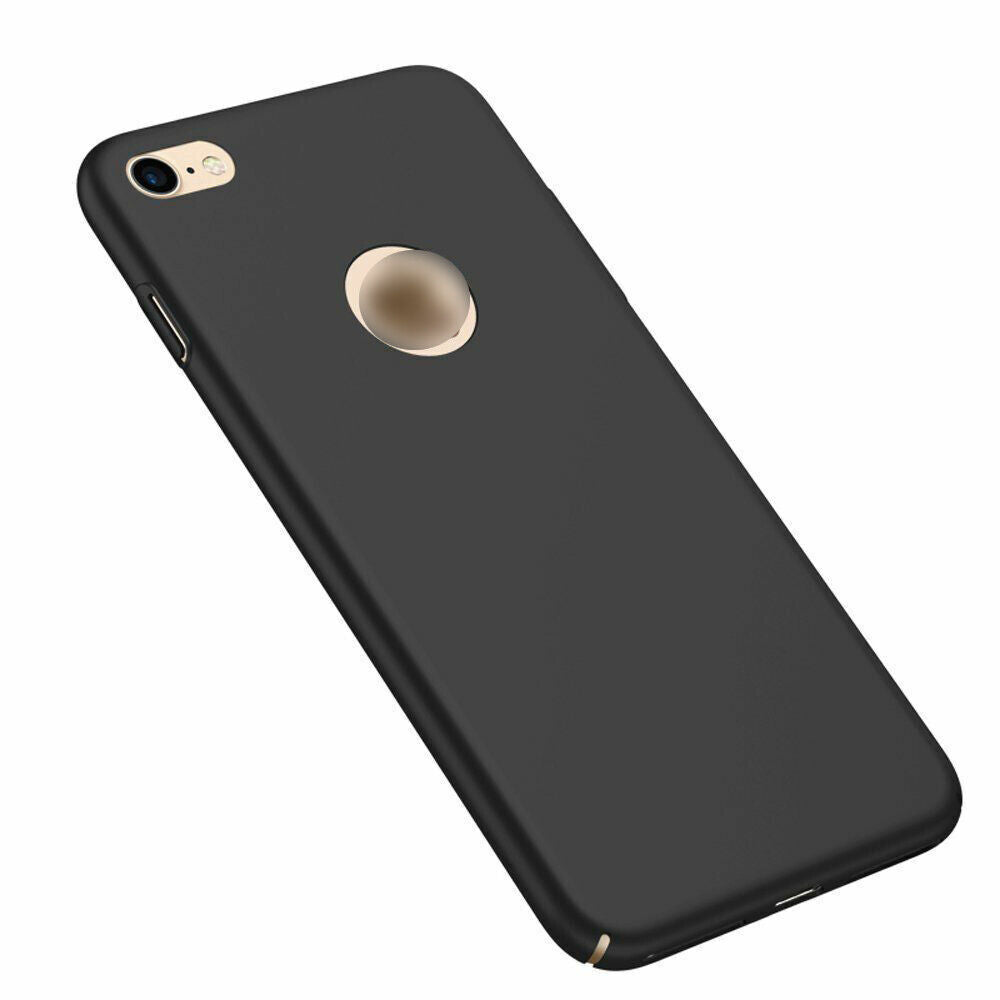 Shockproof Ultra Thin Slim Case for iPhone models 7, 8, 11, 12, 13, 14, Plus, XR, XS, showcasing its sleek design and protective features.