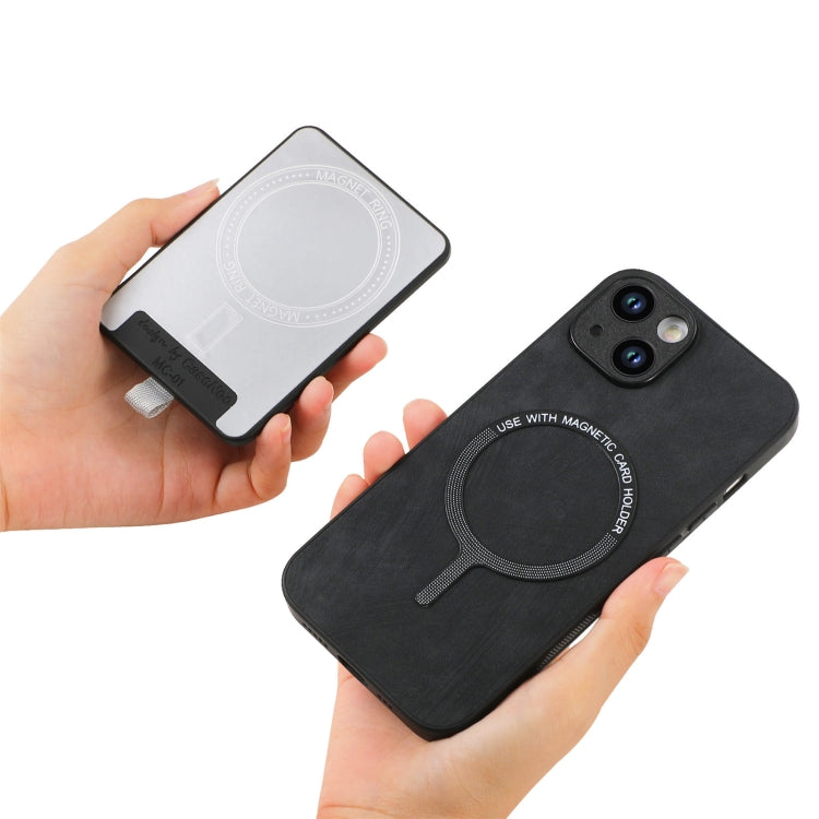 For iPhone XS Max Retro Splitable Magnetic Card Bag Leather Phone Case showcasing its sleek design and magnetic card holder.