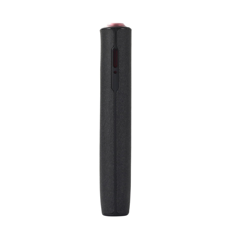 Black vape pen with button.