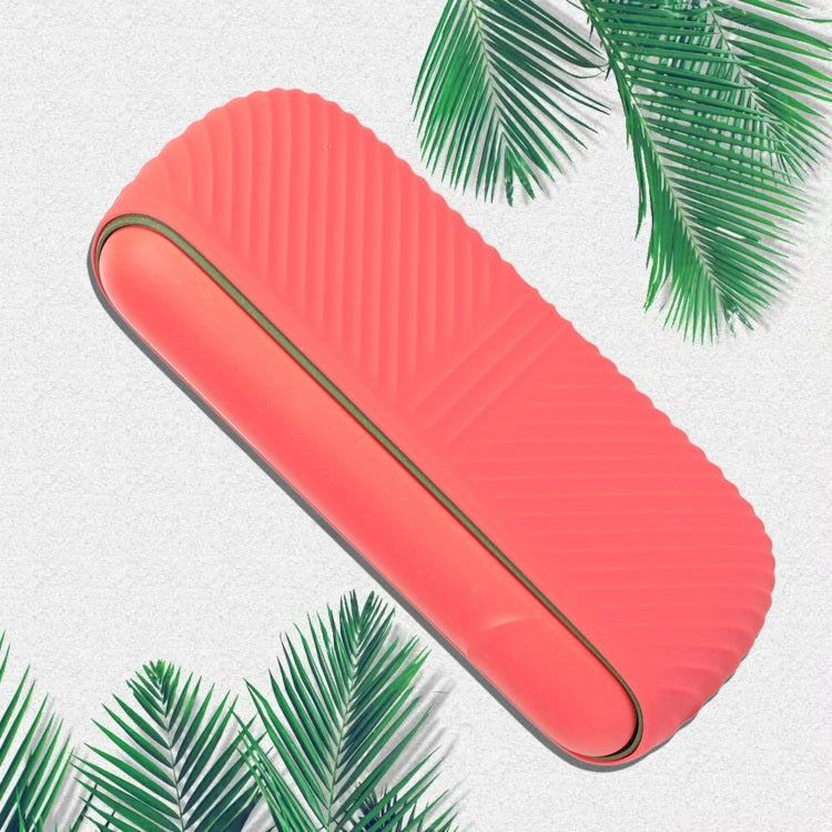 Silicone electronic cigarette case for IQOS ILUMA, showcasing its sleek design and protective features.