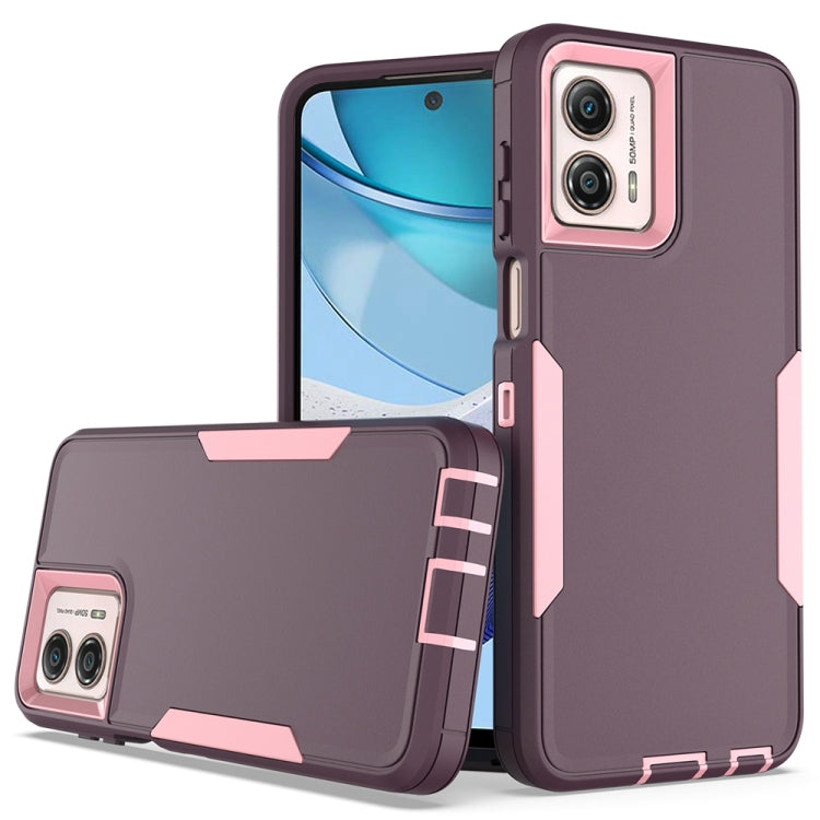 Purple 2 in 1 Magnetic PC + TPU Phone Case for Motorola Moto G 5G 2023, showcasing its sleek design and durable materials.