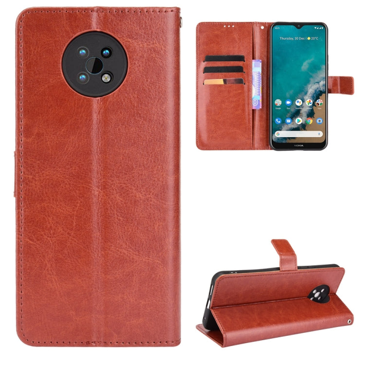 For Nokia C50 5G Crazy Horse Texture Horizontal Flip Leather Case showcasing its stylish design and functional features.