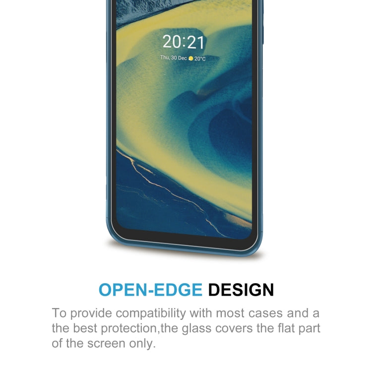 10 PCS tempered glass screen protectors for Nokia XR20, showcasing high hardness and clarity.