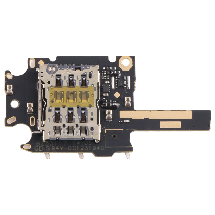 OnePlus 7T SIM Card Reader Board with integrated microphone, compact and high-quality replacement part.