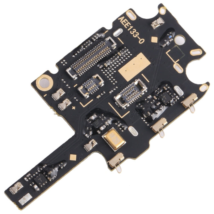 OnePlus 7T SIM Card Reader Board with integrated microphone, compact and high-quality replacement part.