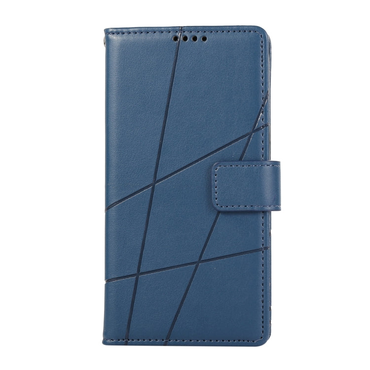 For OnePlus Ace PU leather phone case with embossed texture, featuring card slots and wrist strap.