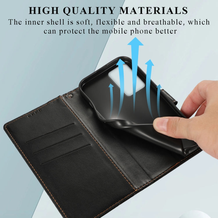 For OnePlus Nord CE 2 5G PU leather case with embossed texture, featuring card slots and kickstand functionality.