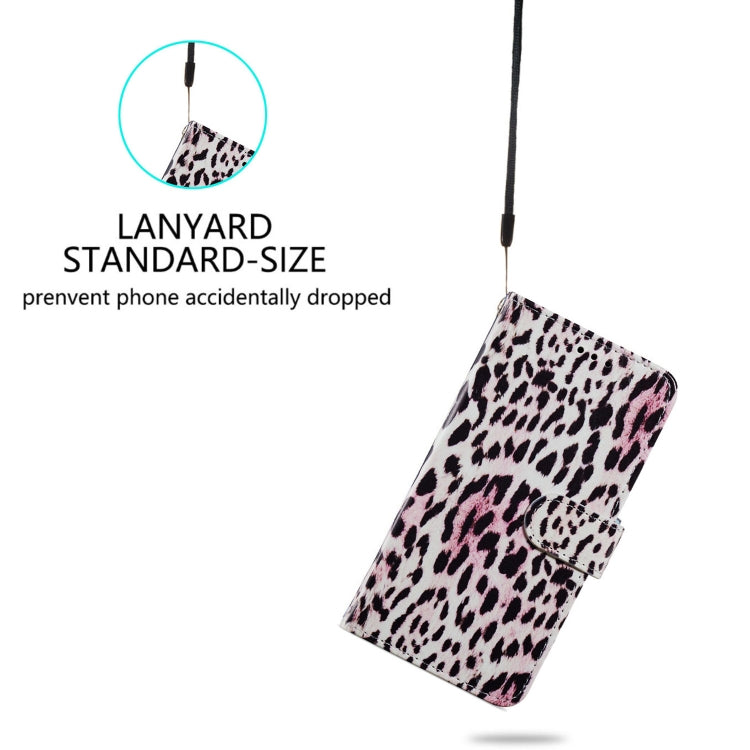 For OPPO A58 4G Painted Pattern Horizontal Flip Leather Phone Case with wrist strap and card slots.