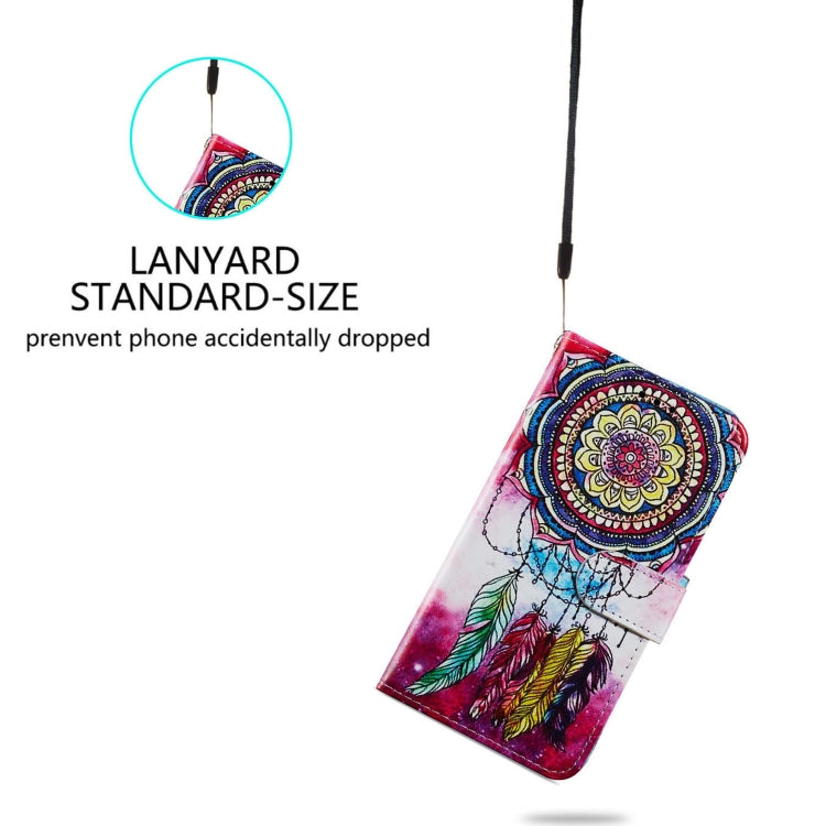 For OPPO A78 4G Painted Pattern Horizontal Flip Leather Phone Case with card slots and wrist strap.