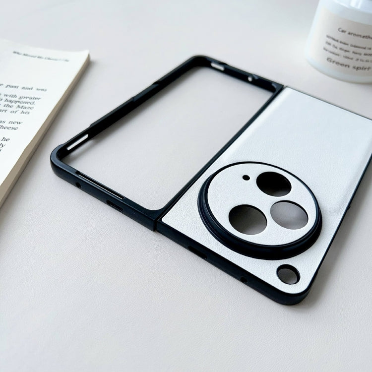 Litchi Texture PU + PC Shockproof case for OPPO Find N3 and OnePlus Open, showcasing its sleek design and protective features.