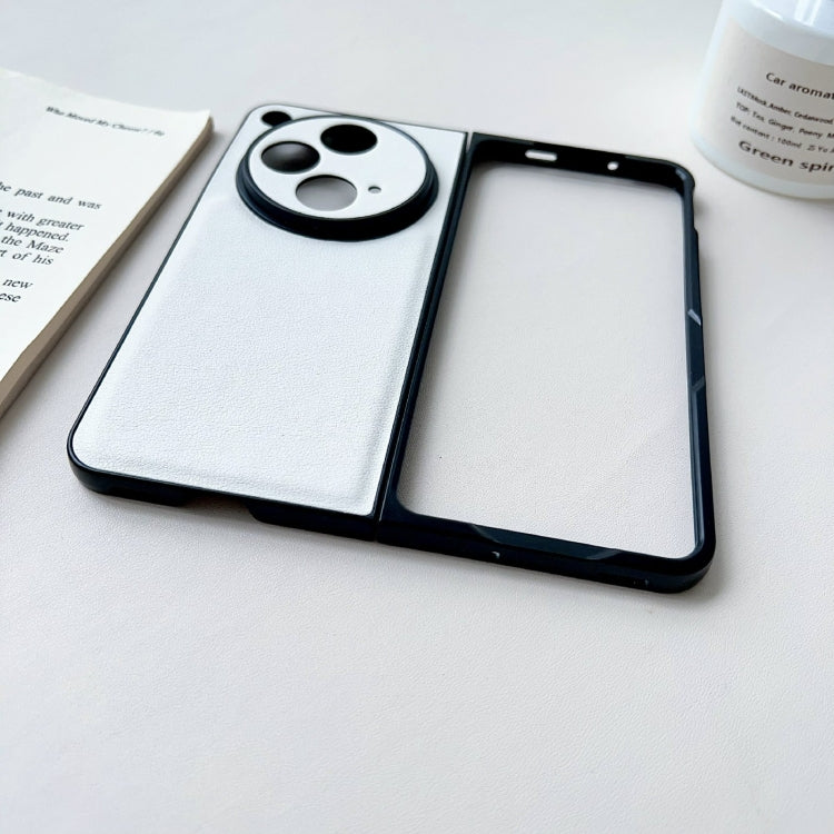 Litchi Texture PU + PC Shockproof case for OPPO Find N3 and OnePlus Open, showcasing its sleek design and protective features.