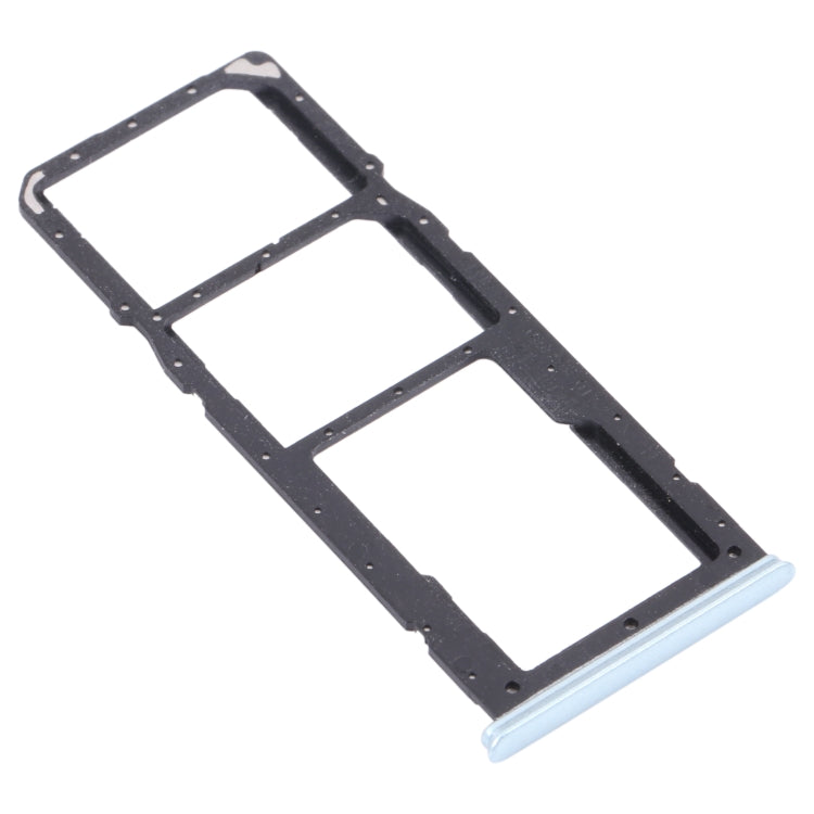 Replacement SIM card tray and Micro SD card tray for OPPO Realme C17 RMX2101, showcasing high-quality materials and precise design.