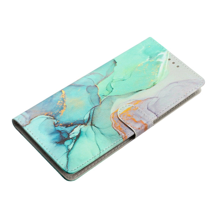 Colored drawing leather phone case for OPPO Reno10 and Reno10 Pro, featuring card slots and a wrist strap.