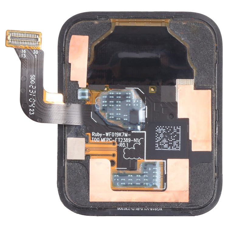 Original LCD screen with digitizer assembly for OPPO Watch 4 Pro, showcasing its sleek design and quality.
