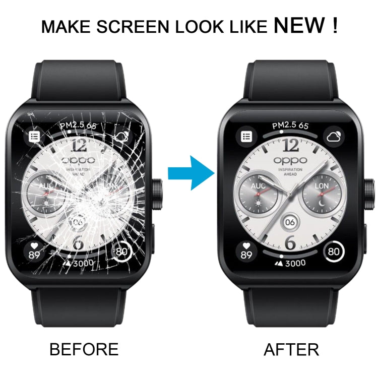 Original LCD screen with digitizer assembly for OPPO Watch 4 Pro, showcasing its sleek design and quality.