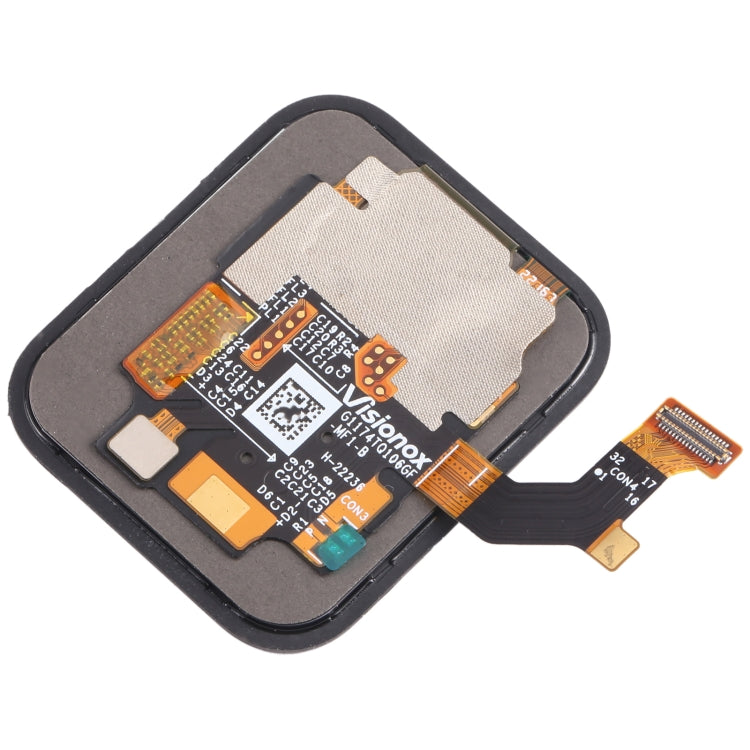 Original LCD screen and digitizer assembly for OPPO Watch SE, showcasing the complete replacement unit with frame.