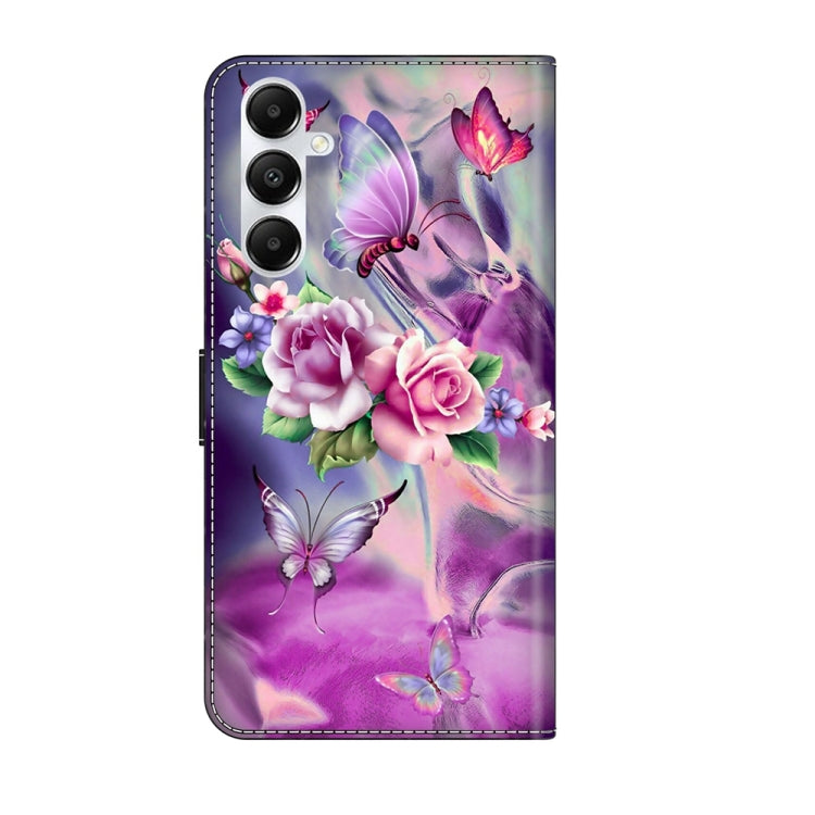 For Samsung Galaxy A05s Crystal 3D Shockproof Protective Leather Phone Case showcasing its stylish design and functional features.