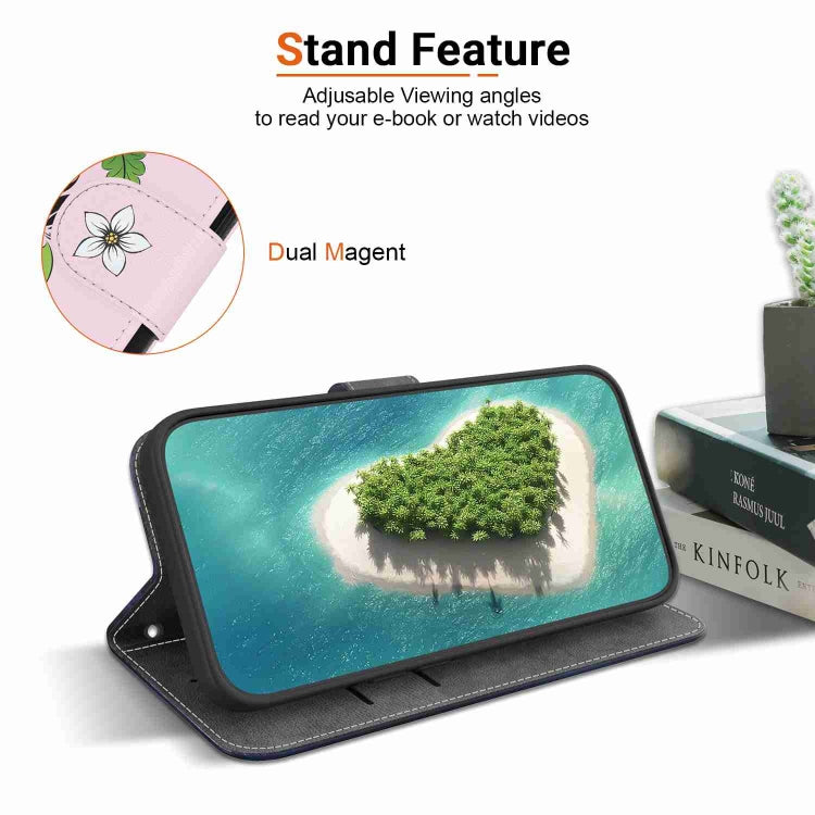 Samsung Galaxy A10/M10 leather case with crystal texture and wallet functionality, showcasing card slots and kickstand feature.