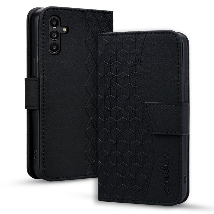 For Samsung Galaxy A13 Diamond Buckle Leather Phone Case showcasing its stylish design and functional features.