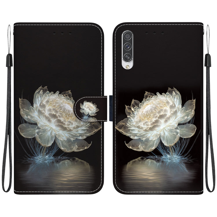 Crystal texture colored drawing case for Samsung Galaxy A50, A30s, and A50s, showcasing its stylish design and functional features.