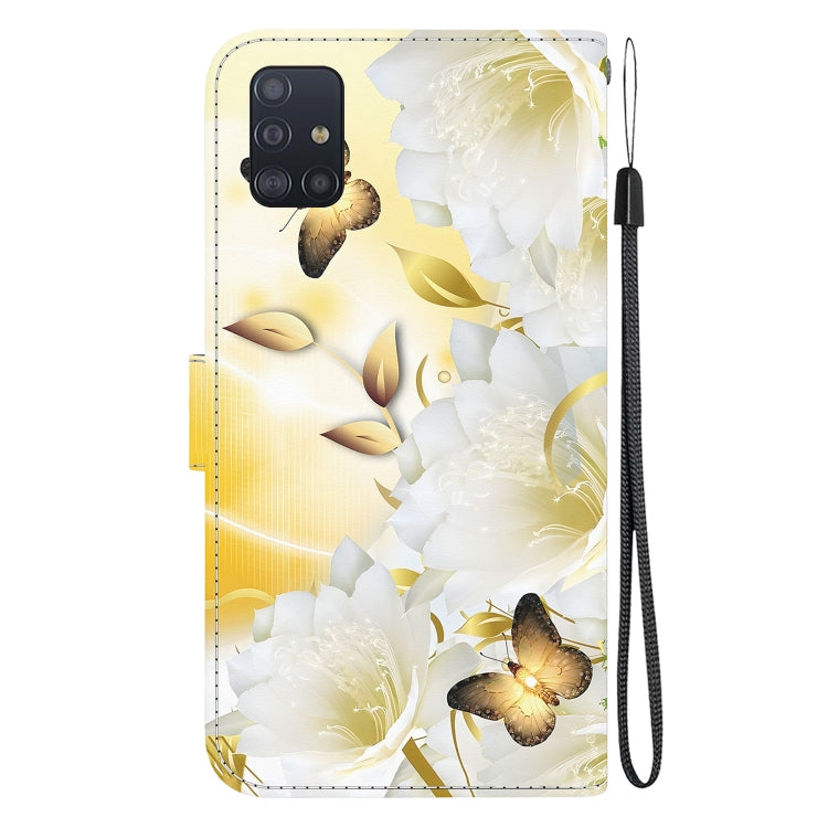 Stylish crystal texture leather case for Samsung Galaxy A71 5G, featuring card slots and a kickstand.