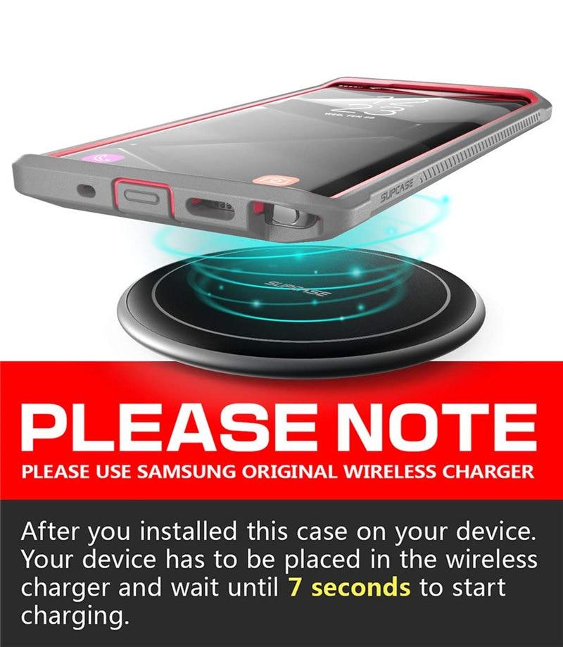 Samsung Galaxy Note 10 Plus UB Pro Full-Body Rugged Case in black, showcasing its durable design and kickstand feature.