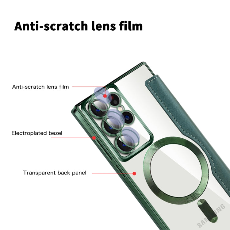 For Samsung Galaxy S22 Ultra 5G MagSafe Magnetic RFID Anti-theft case, showcasing its sleek design and RFID protection features.