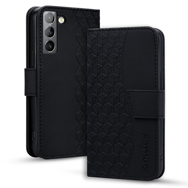 For Samsung Galaxy S21 FE 5G Diamond Buckle Leather Phone Case showcasing its stylish design and functional features.