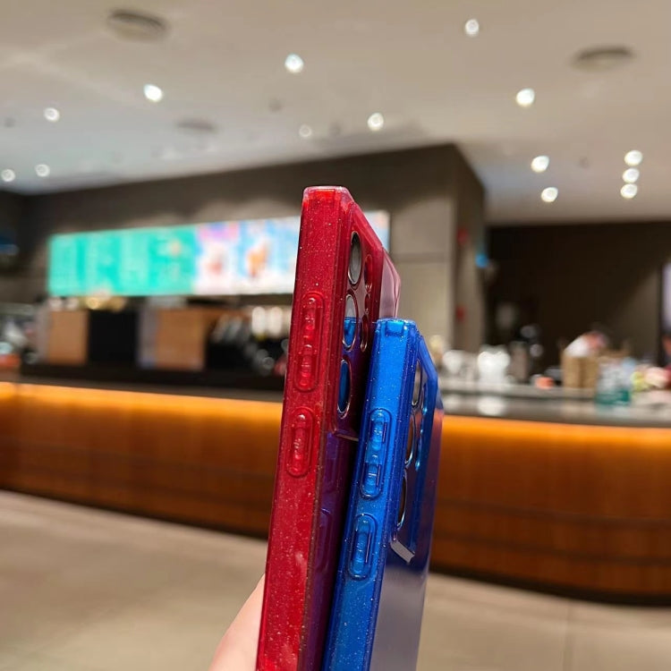 Jelly Glitter Solid Color TPU Phone Case for Samsung Galaxy S23 FE 5G, showcasing its stylish design and durable material.